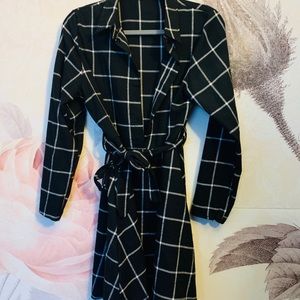 Cute checkered flannel dress